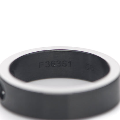 Messika Titanium Black Diamond Move Ring 58 8.25 6 of 7