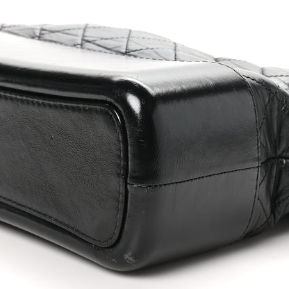 Chanel Aged Calfskin Quilted Medium Gabrielle Hobo Black 10 of 11