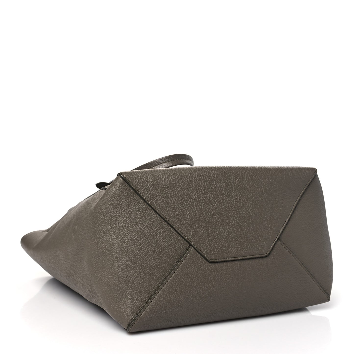 Soft Grained Calfskin Small Belt Cabas Phantom Taupe