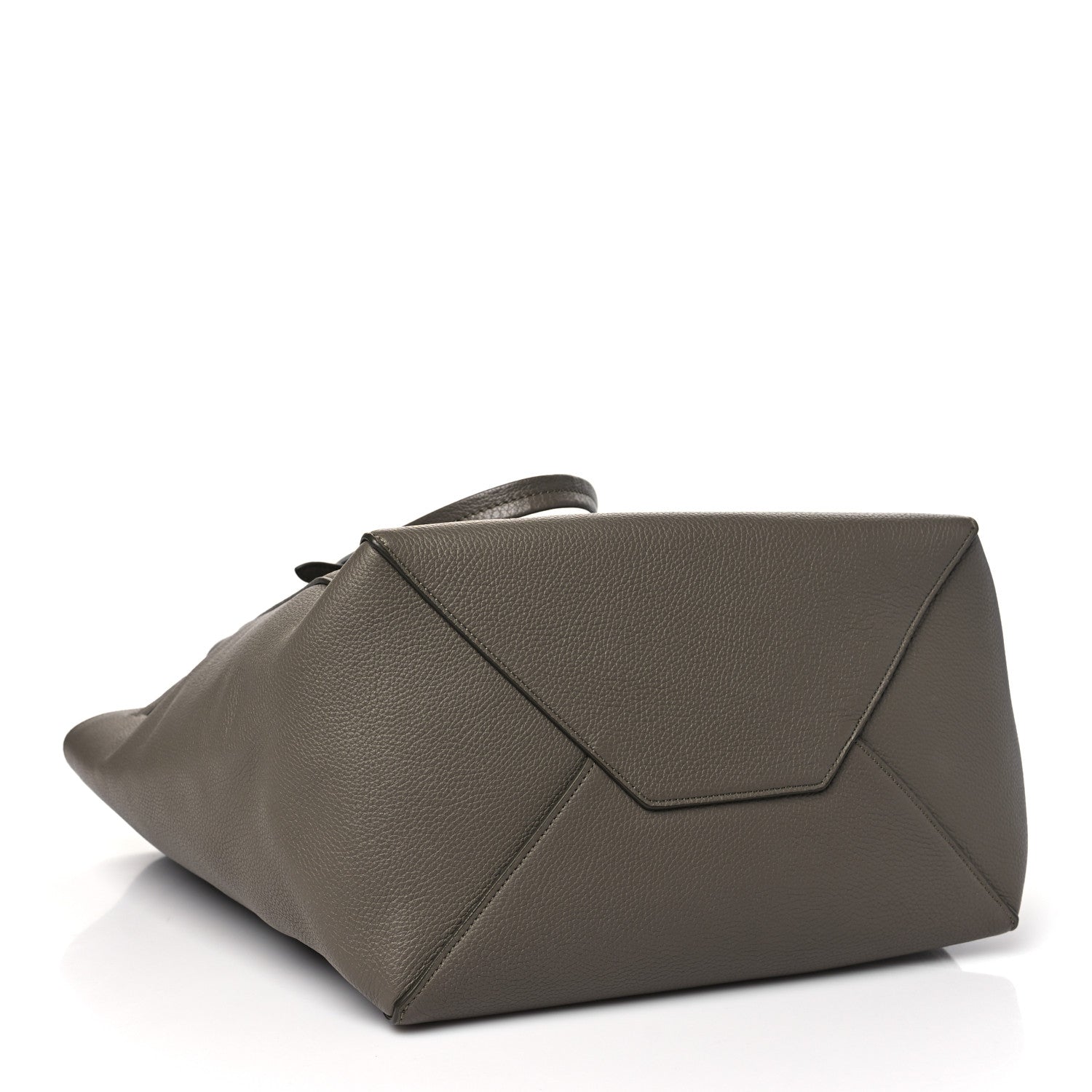 Celine Soft Grained Calfskin Small Belt Cabas Phantom Taupe 4 of 10