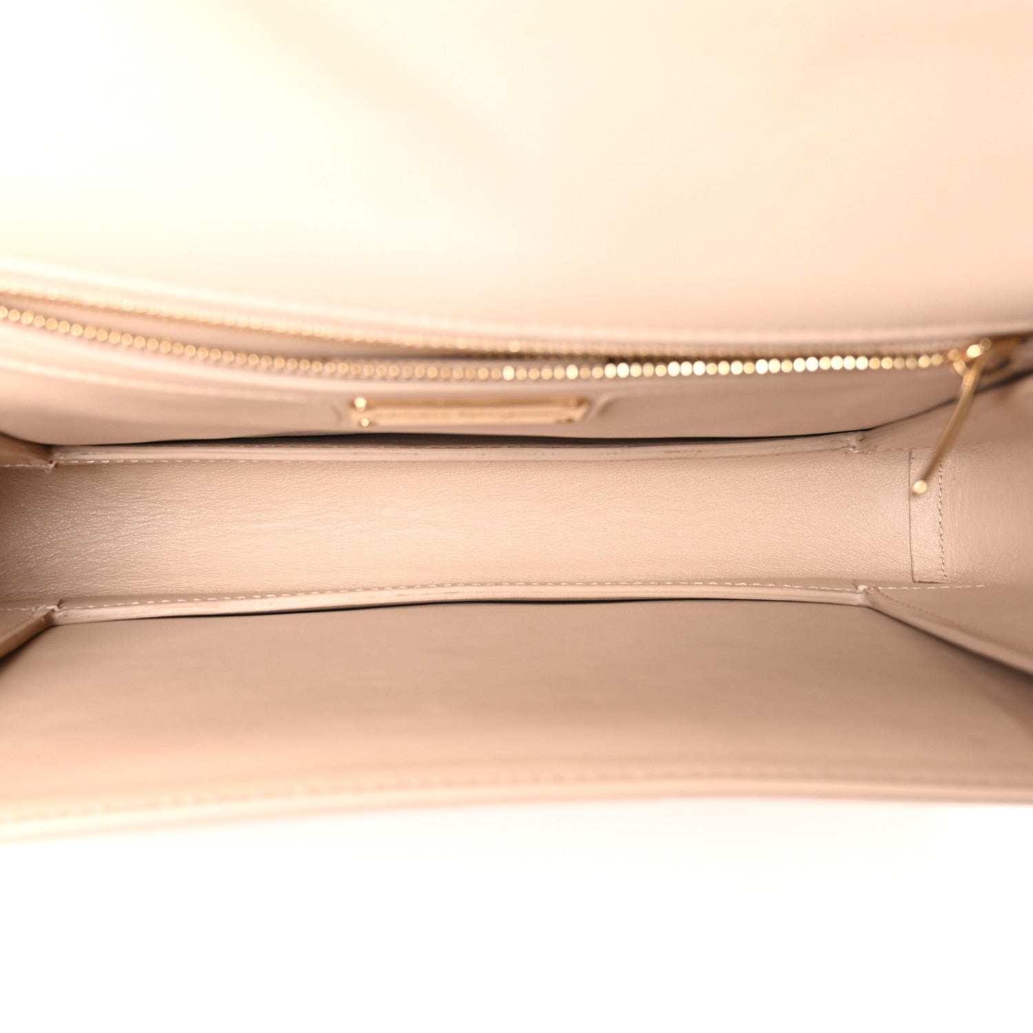 Salvatore Ferragamo Printed Calfskin Ginny Shoulder Bag Beige 5 of 10