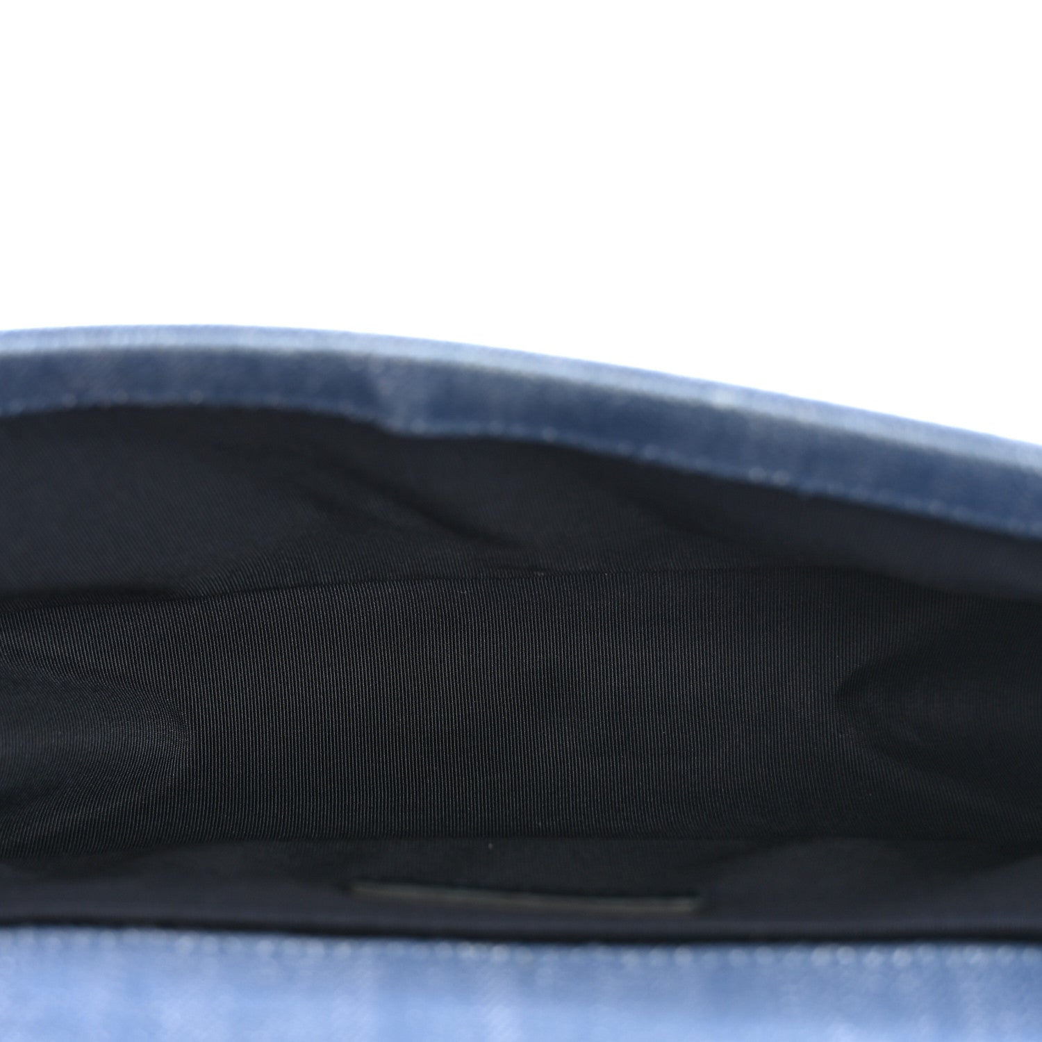 Chanel Denim Chevron Quilted Medium Boy Flap Blue 6 of 14