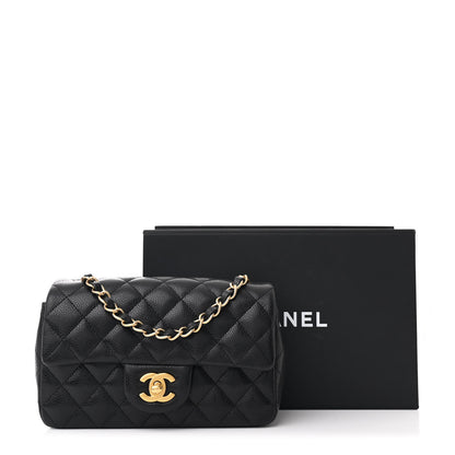 Chanel Caviar Quilted Mini Rectangular Flap Black 11 of 11