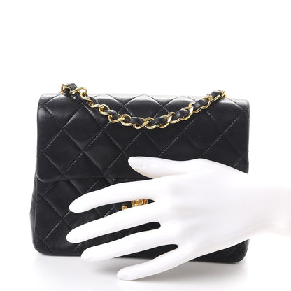 Chanel Lambskin Quilted Mini Square Flap Black 3 of 8