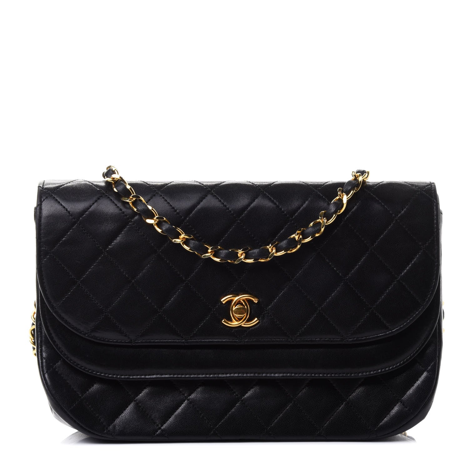 Chanel Lambskin Quilted Small Flap Black 1 of 5