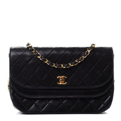 Chanel Lambskin Quilted Small Flap Black 1 of 5