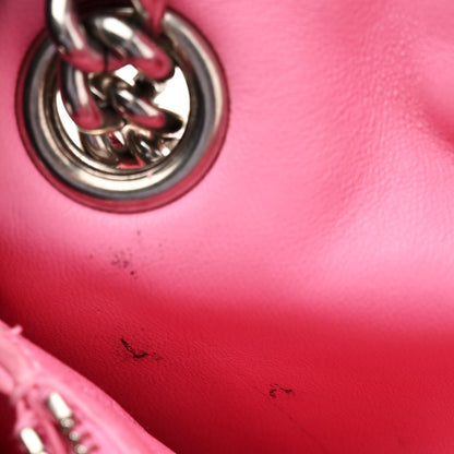 Balenciaga Crushed Calfskin Quilted Small Crush Chain Bag Sweet Pink 13 of 15