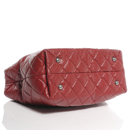 Chanel Aged Calfskin Reissue 2.55 Tote Bag Red 4 of 7
