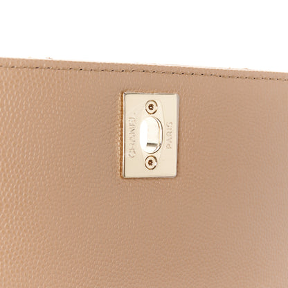Chanel Caviar Quilted Mini Coco Handle Flap Brown 6 of 12