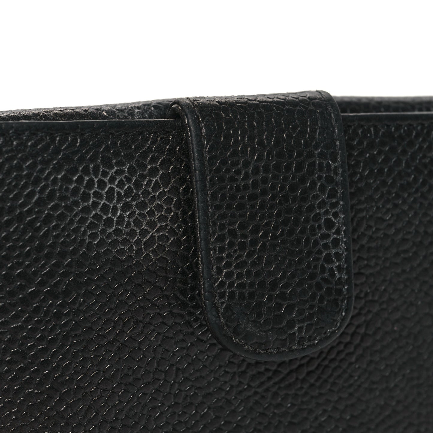 Caviar Timeless CC Compact French Wallet Black