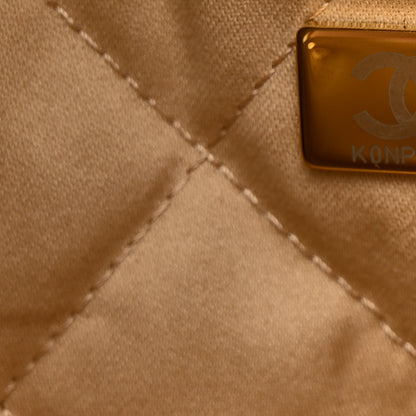 Chanel Shiny Calfskin Quilted Small Chanel 22 Beige Beige 8 of 12