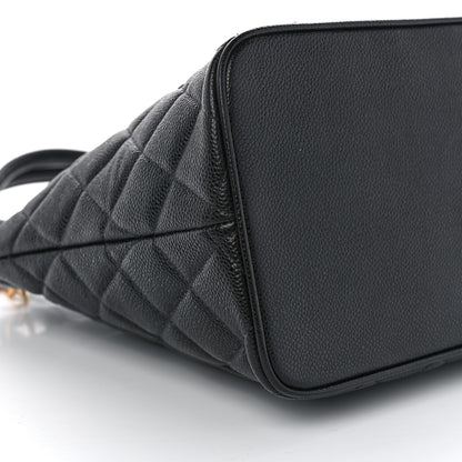 Chanel Caviar Quilted Medallion Tote Black 9 of 10