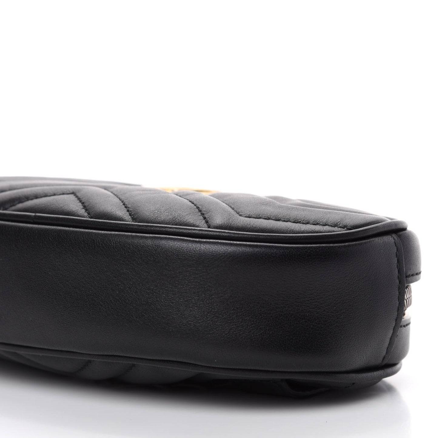 Calfskin Matelasse GG Marmont Belt Bag 85 34 Black