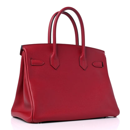 Hermes Epsom Birkin 30 Rouge Grenat 3 of 12