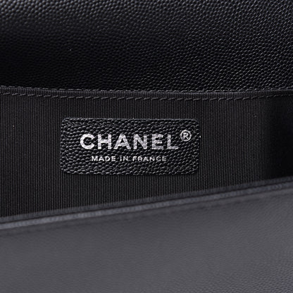 Chanel Caviar Quilted Medium Boy Flap Black 5 of 9