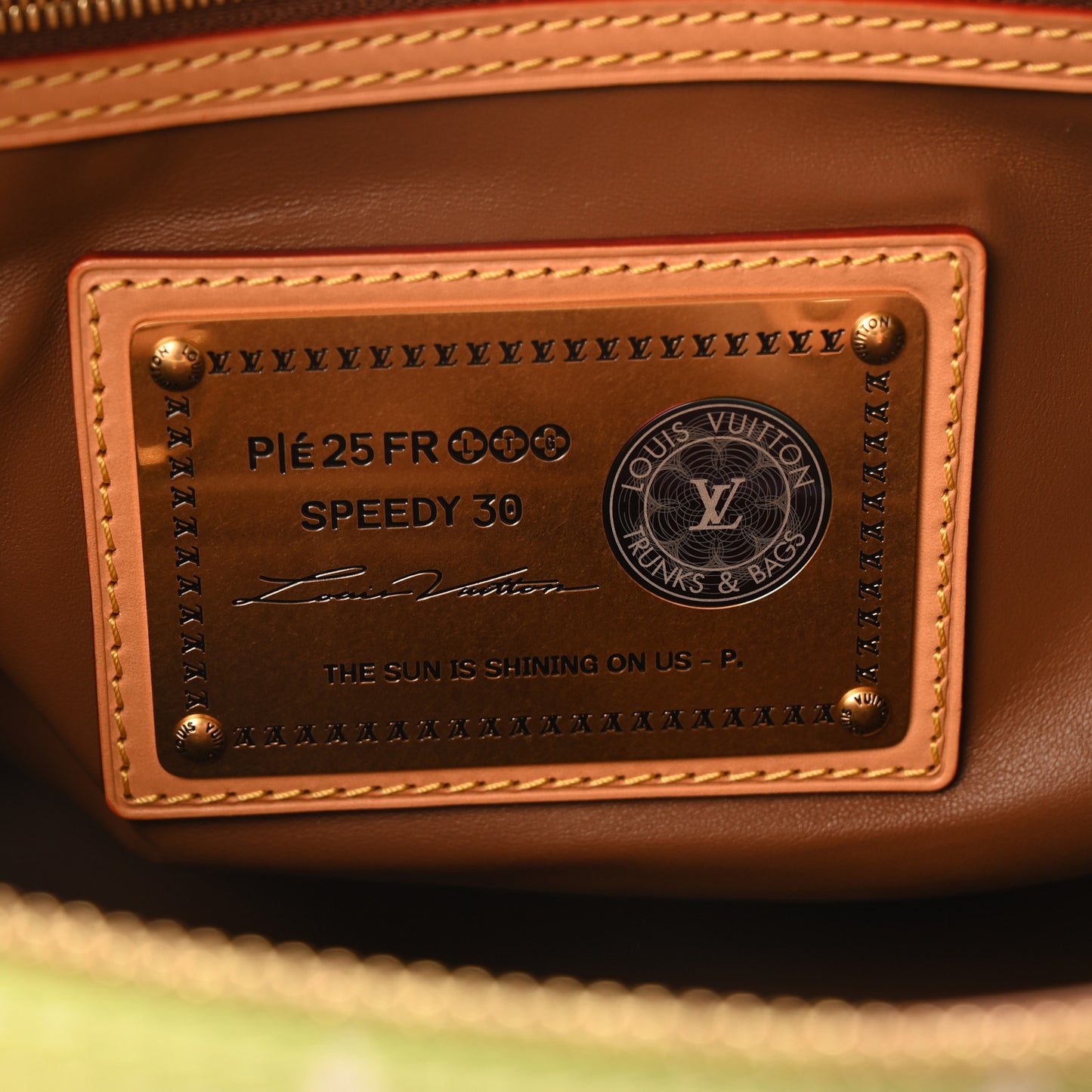 Calfskin Monogram Speedy P9 Bandouliere 30 Frozen Lime Vert Clair