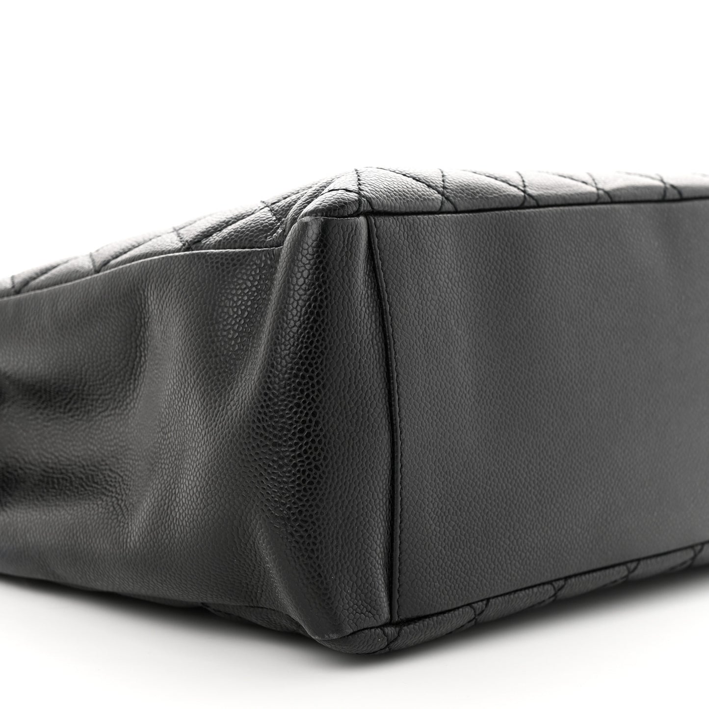 Caviar Quilted Grand Shopping Tote GST Black