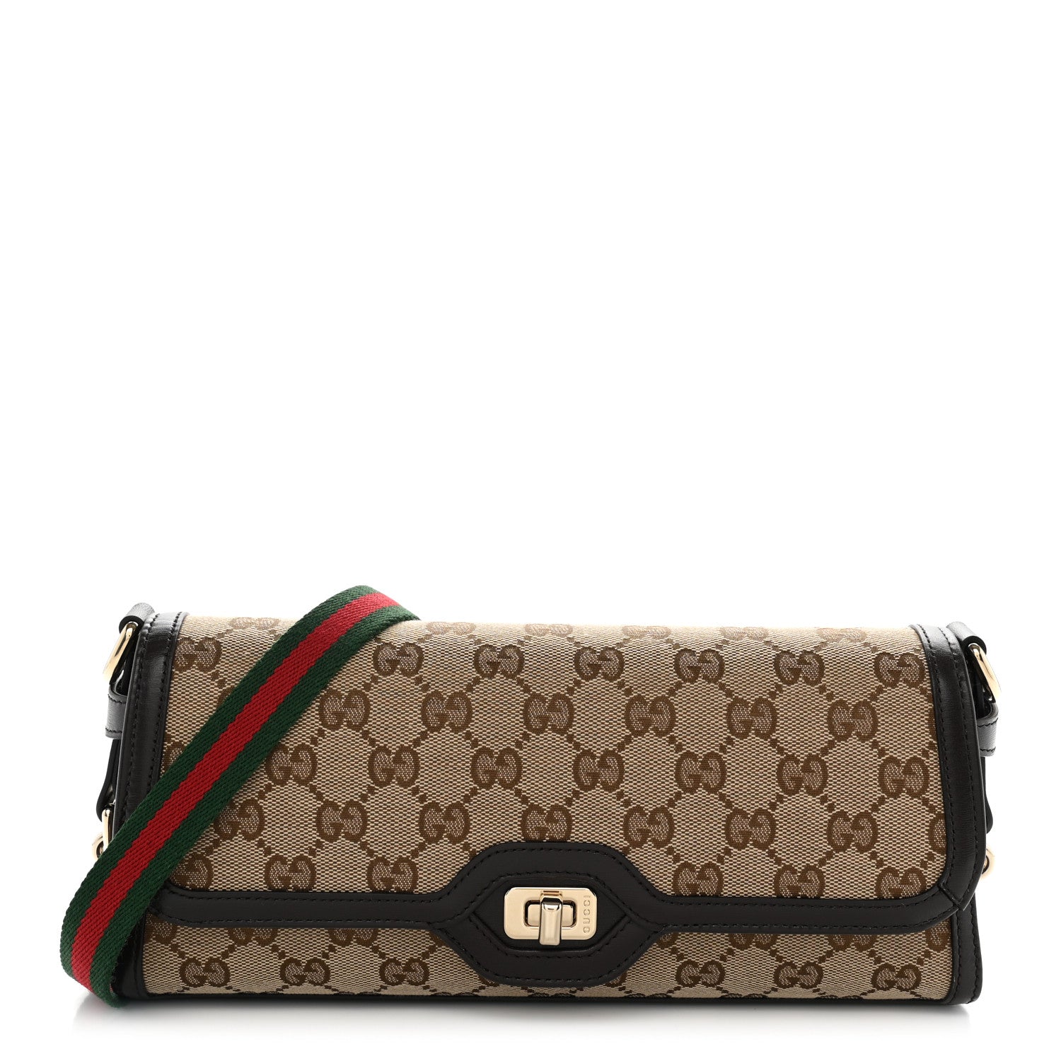 Gucci GG Monogram Small Luce Shoulder Bag Beige Ebony 1 of 11