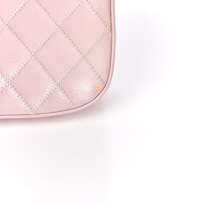 Chanel Lambskin Diamond Stitched Shoulder Bag Light Pink 10 of 11