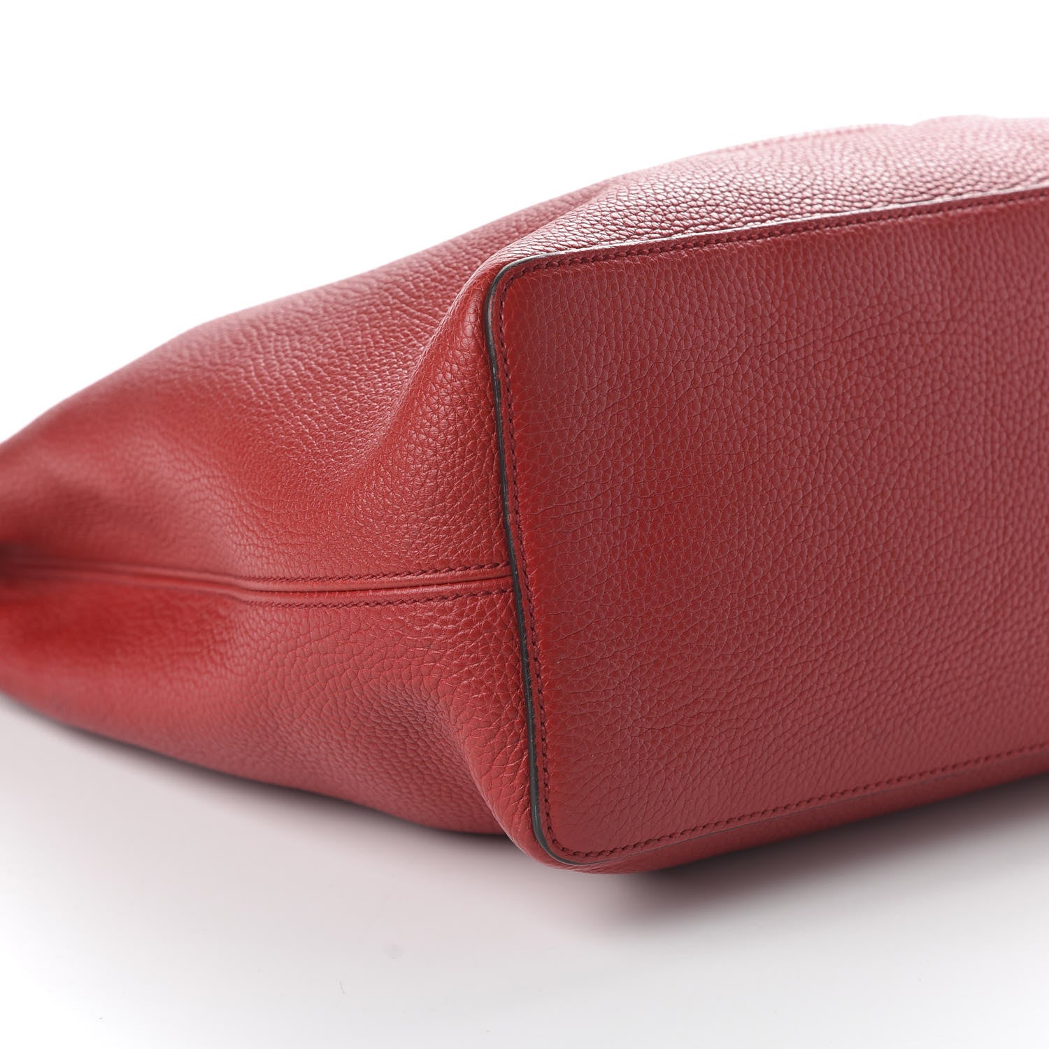 Gucci Pebbled Calfskin Large Soho Hobo Tabasco Red 7 of 11