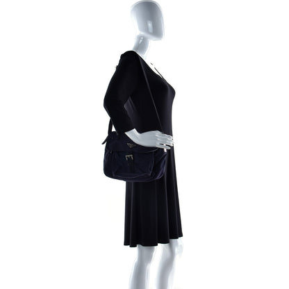 Prada Nylon Vela Small Hunting Bag Navy 2 of 11