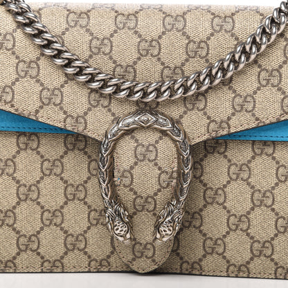 Gucci GG Supreme Monogram Small Dionysus Shoulder Bag Bright Turquoise 10 of 10