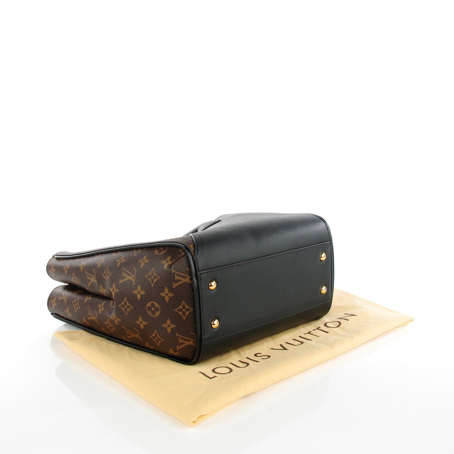 Calfskin Monogram Kimono Tote Black