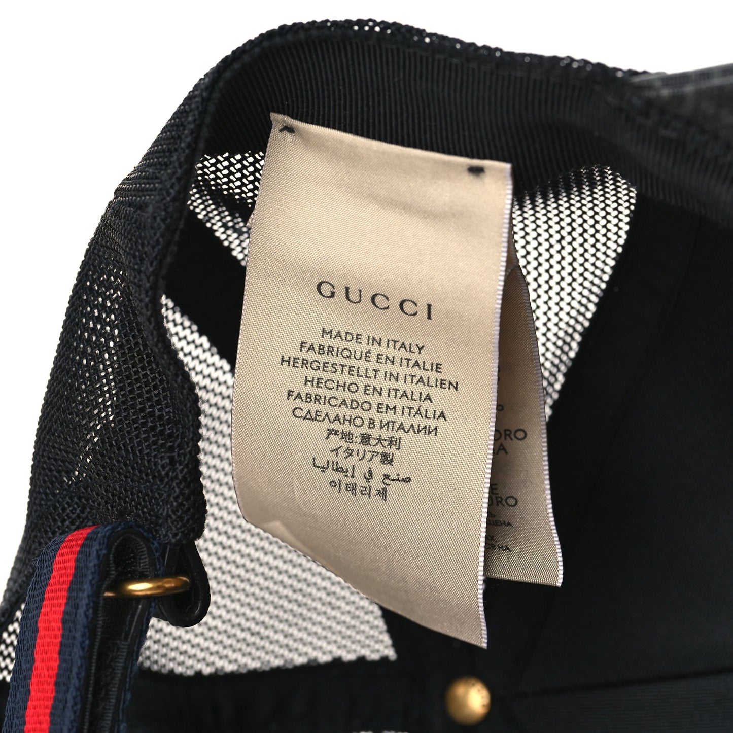 GG Supreme Monogram Kingsnake Print Baseball Hat XXL Black