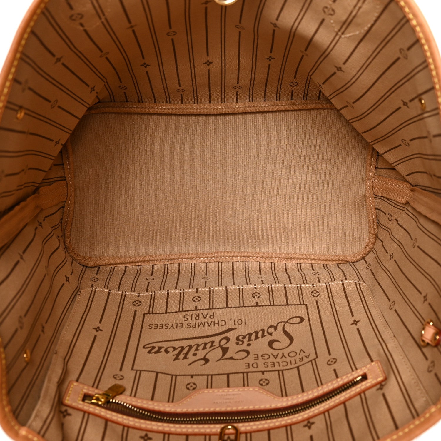 Louis Vuitton Monogram Neverfull MM 5 of 9