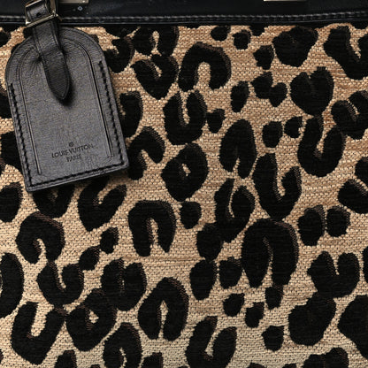 Louis Vuitton Jacquard Velvet Leopard Print Stephen Sprouse Speedy 7 of 12