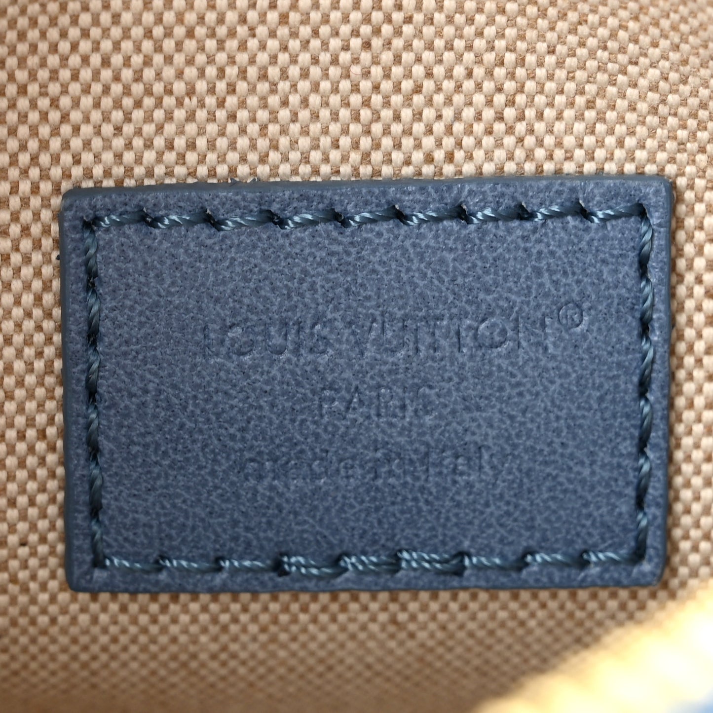 Damier Denim 3D Speedy Bandouliere 18 Denim Blue