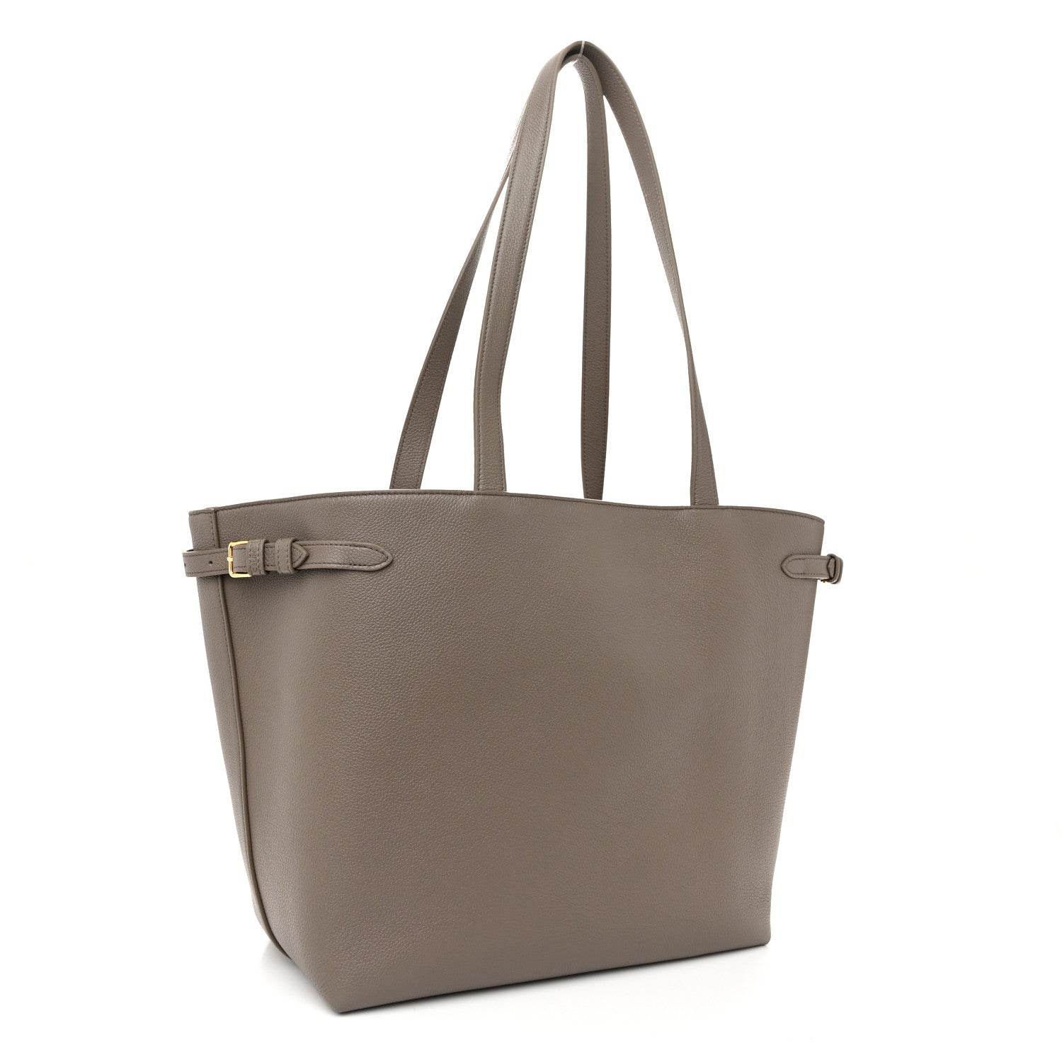 Celine Grained Calfskin Triomphe Medium Cabas Anais Pebble 3 of 11