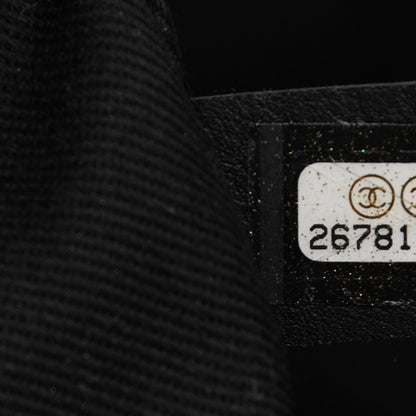 Chanel Woven Straw Raffia Large Deauville Tote Black 6 of 9