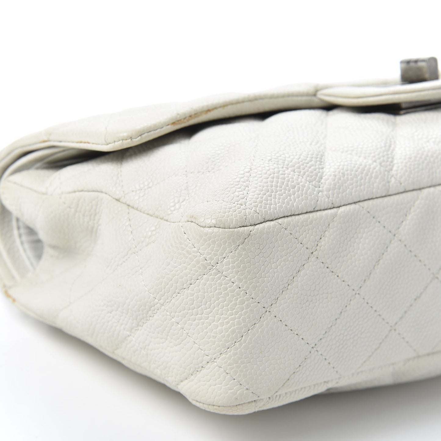 Caviar Quilted 2.55 Reissue 225 Bijoux Chain Flap White
