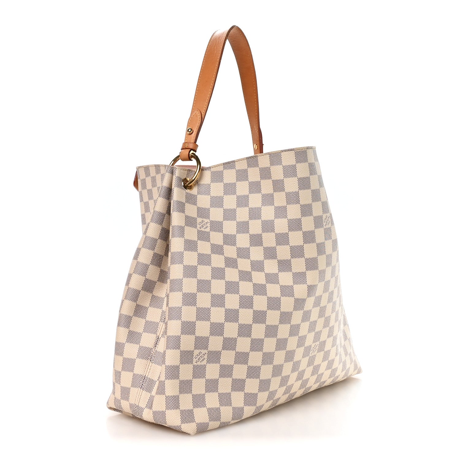 Louis Vuitton Damier Azur Graceful MM Rose Ballerine 3 of 12