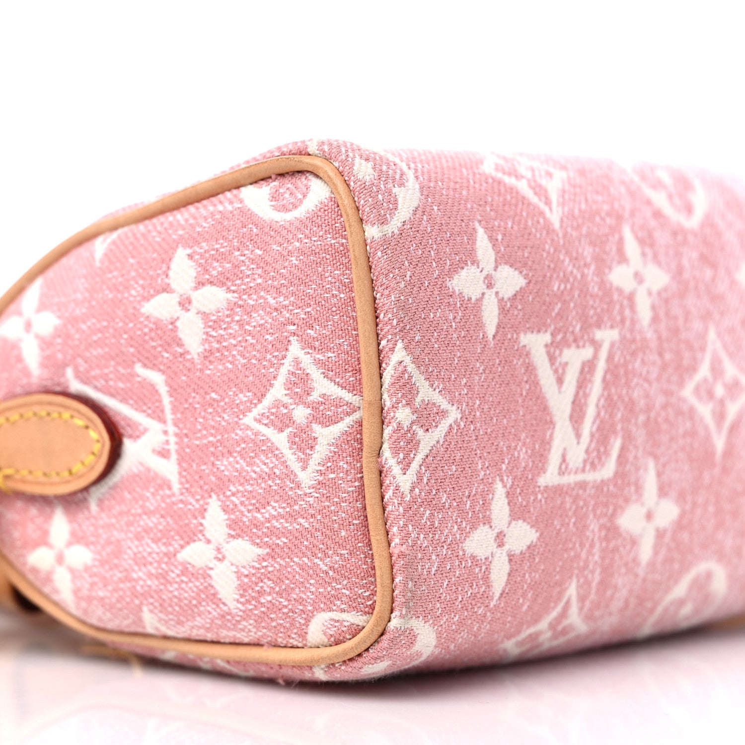 Louis Vuitton Monogram Jacquard Denim Nano Speedy Bandouliere Pink 7 of 11