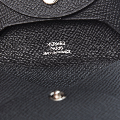 Hermes Epsom Bastia Coin Purse Black 5 of 5