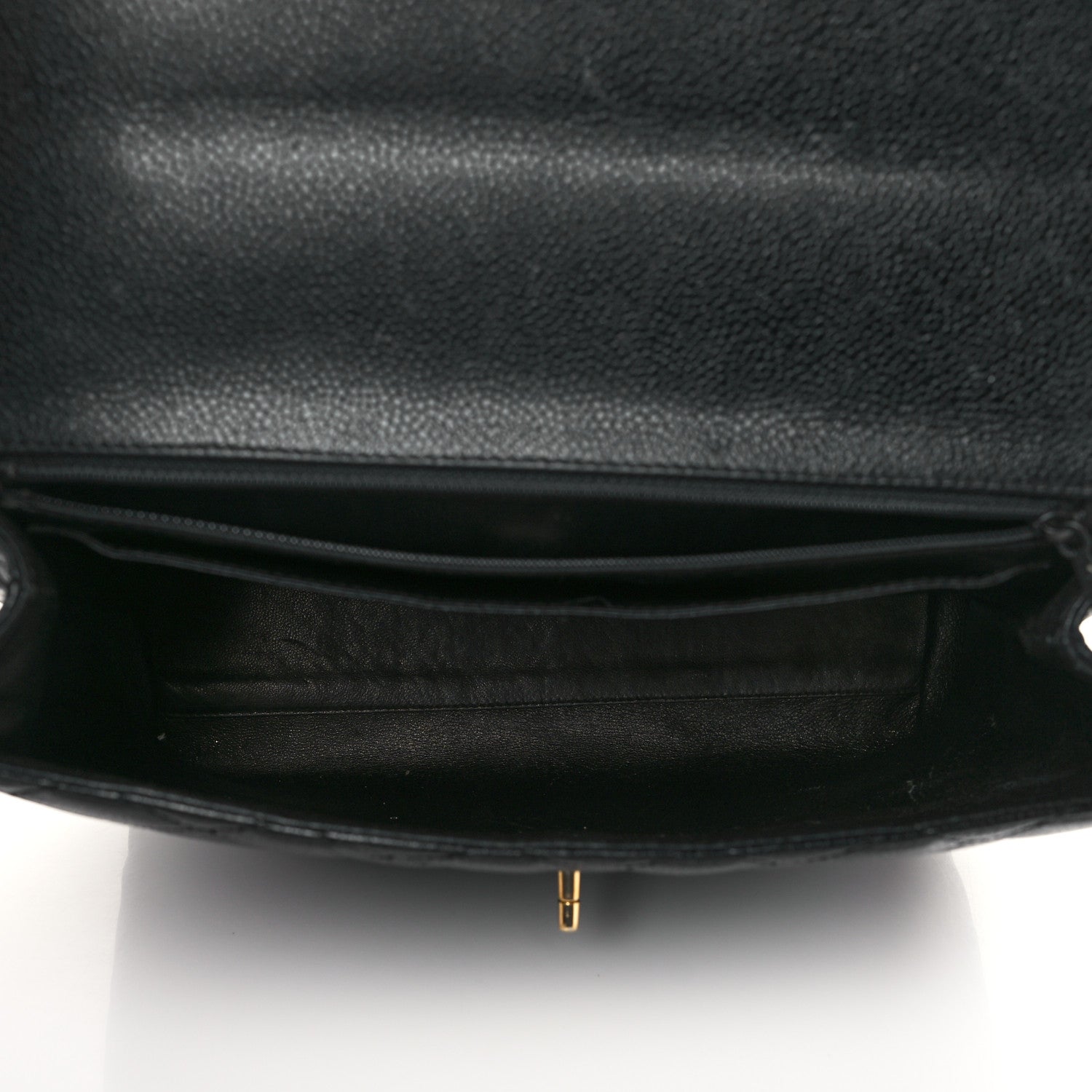 Chanel Caviar Quilted Jumbo Kelly Flap Black 5 of 12