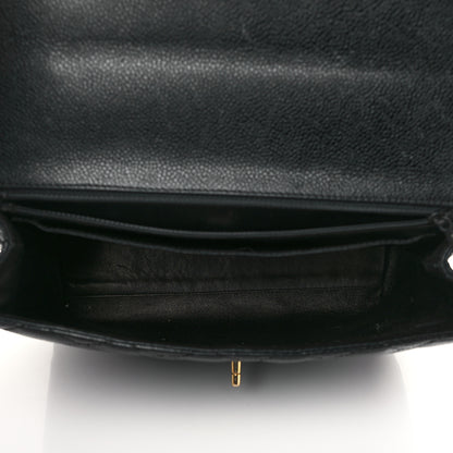 Chanel Caviar Quilted Jumbo Kelly Flap Black 5 of 12