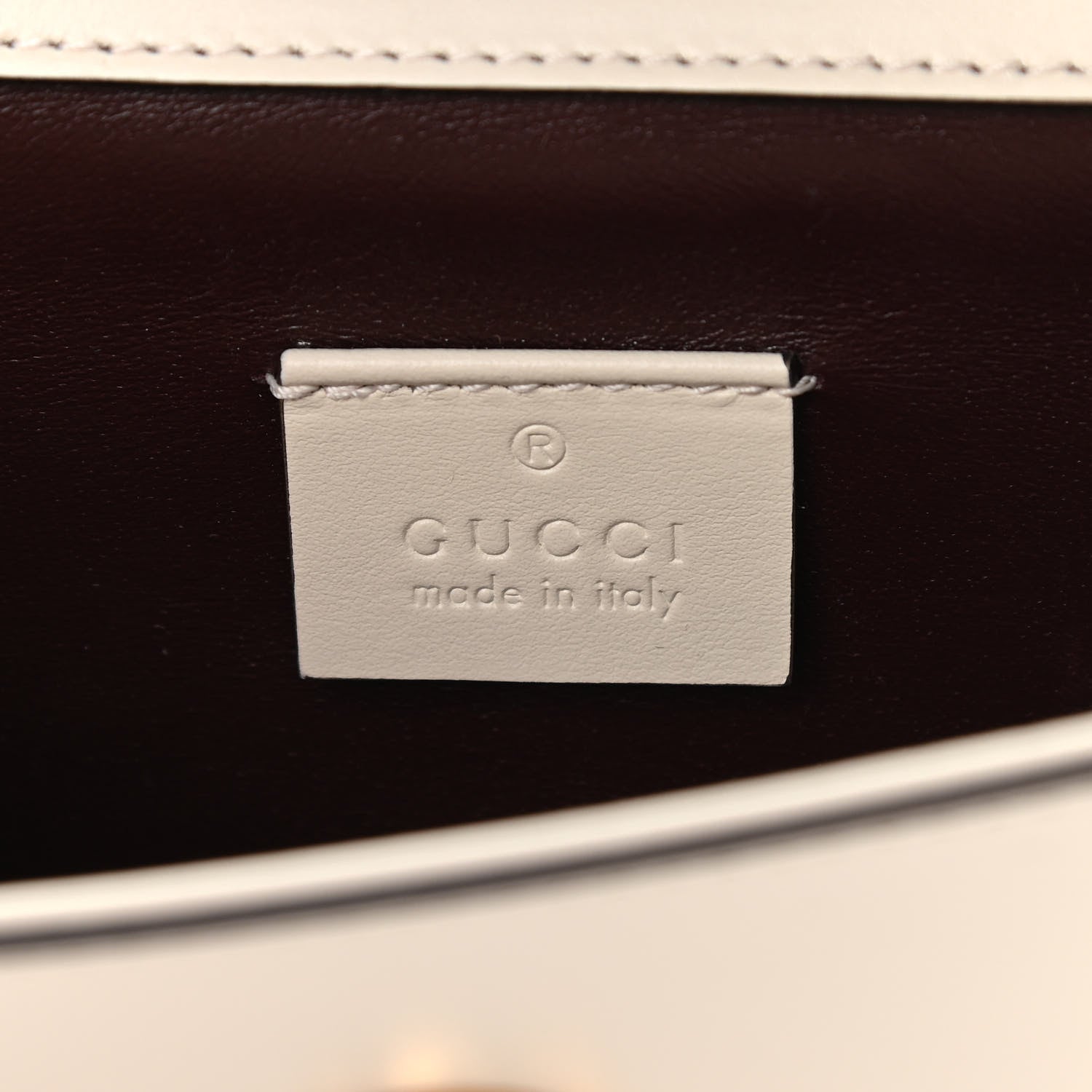 Gucci Smooth Calfskin Mini Zumi Shoulder Bag White 5 of 9