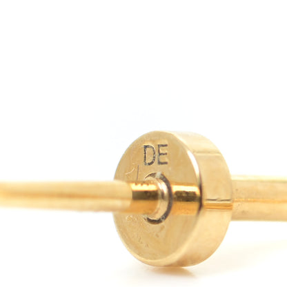 Louis Vuitton Brass Blooming Earrings Gold 4 of 7