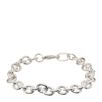 Tiffany Sterling Silver Round Chain Link Bracelet 1 of 5