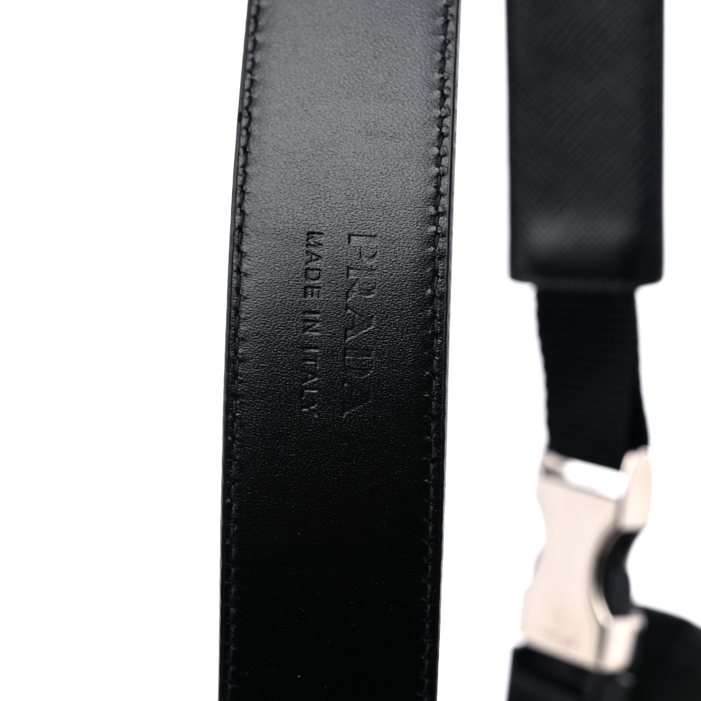 Tessuto Nylon Pocket Drawstring Pouch Belt 100 40 Black