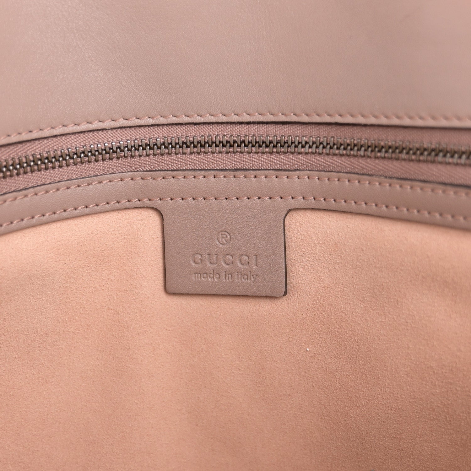 Gucci Calfskin Matelasse Medium GG Marmont Shoulder Bag Porcelain Rose 6 of 11