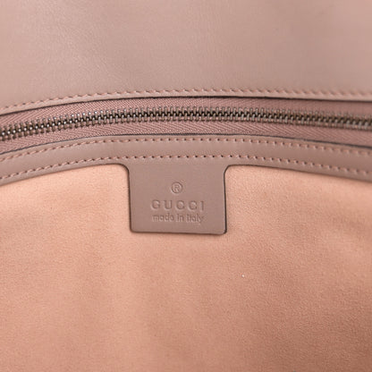 Gucci Calfskin Matelasse Medium GG Marmont Shoulder Bag Porcelain Rose 6 of 11