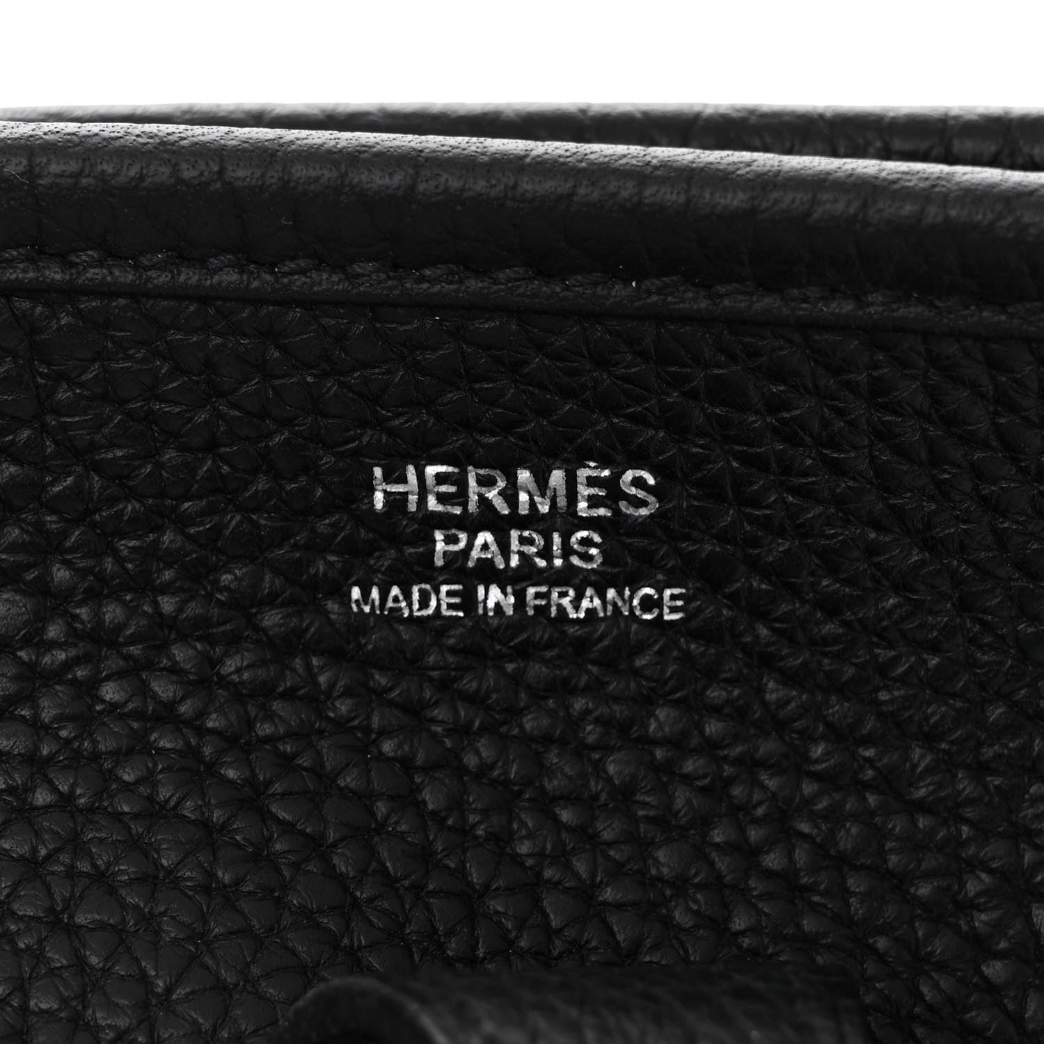 Hermes Taurillon Clemence Evelyne III PM Black 6 of 10