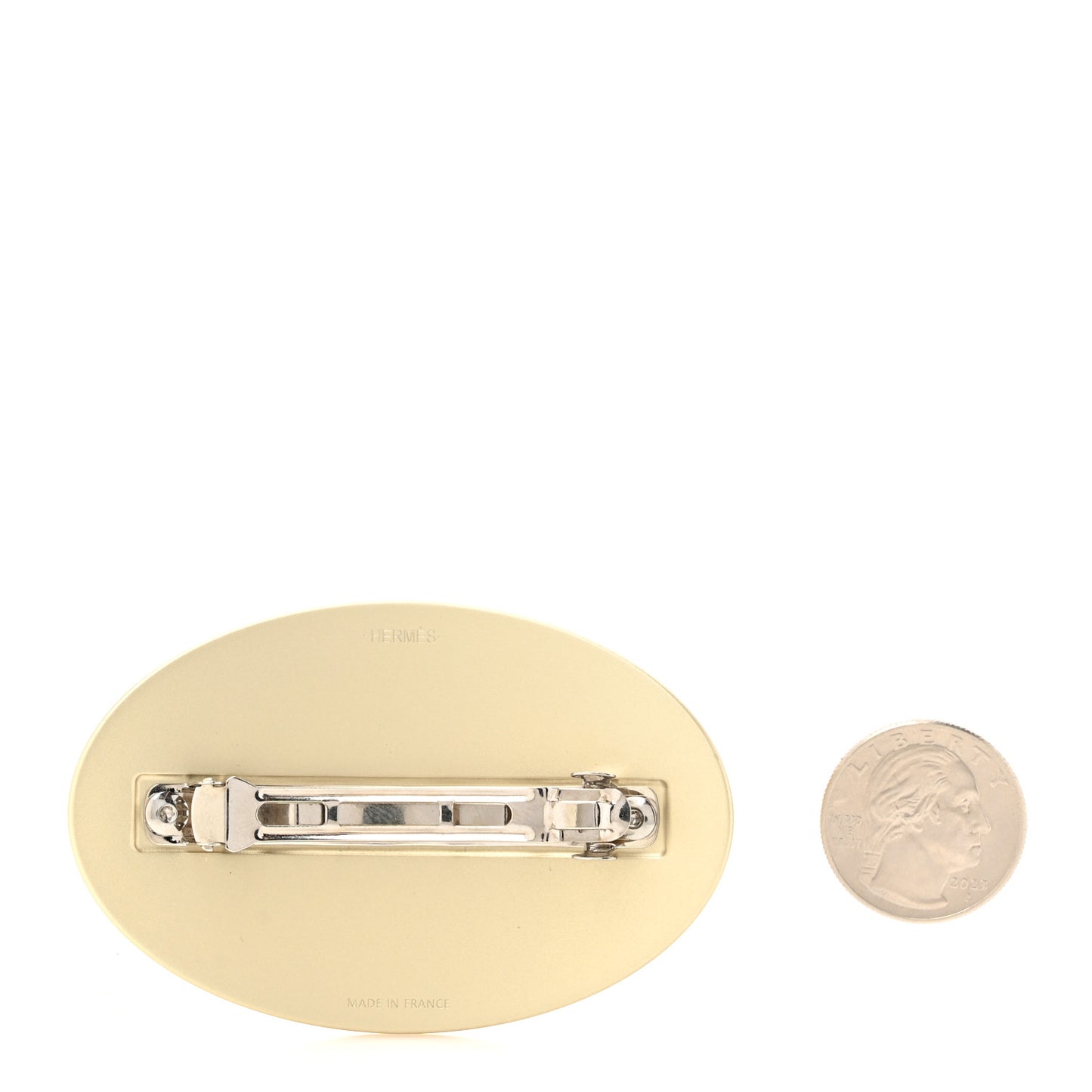 Aluminium Perforated Chaine d'Ancre Hair Clip Gold