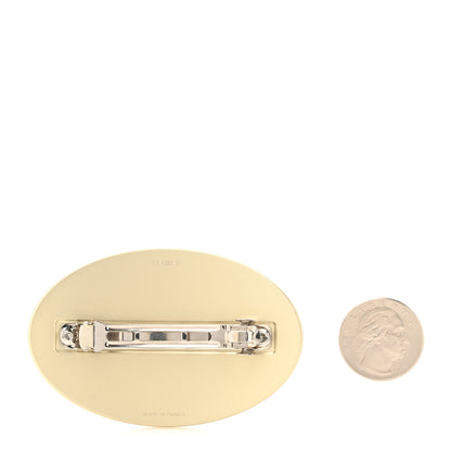Hermes Aluminium Perforated Chaine d'Ancre Hair Clip Gold 2 of 4