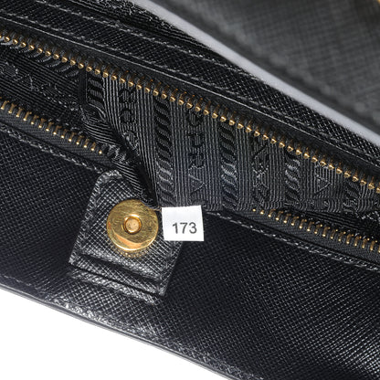 Prada Saffiano Lux Large Tote Nero Black 8 of 9