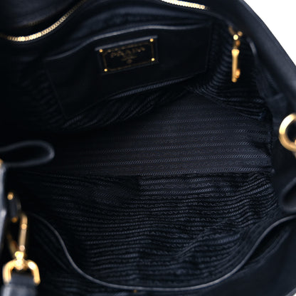 Prada Vitello Daino Tote Black 4 of 11